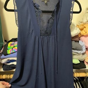 Navy blue express blouse